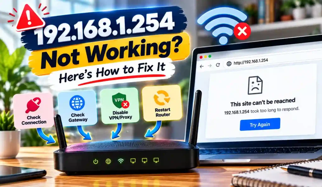 192.168.1.254 Fix Guide 