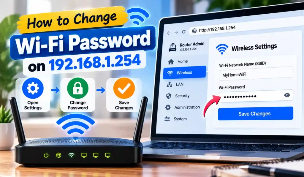 How to Change Your Wi‑Fi Password