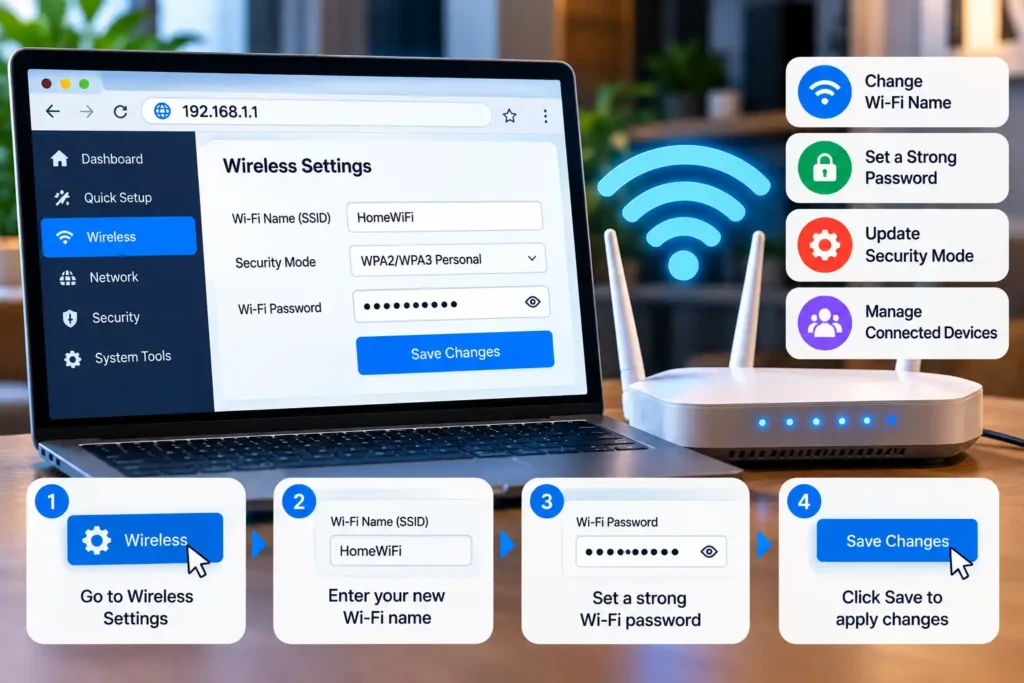 How to Change Router Wi-Fi Settings